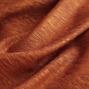 rideau occultant rouge brun texture bois moderne anneaux salon chambre fenêtre française