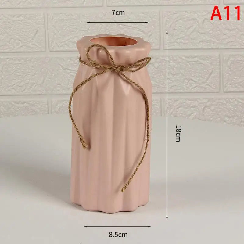 vases modernes texturés couleurs blanc vert rouge rose orange décoration intérieure extérieure minimaliste