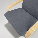 housse chaise bascule polyestère motif géométrique gris moderne extensible machine lavableextérieur salon