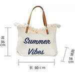 sac main toile vert olive rose beige clair franges été pliable durable haute qualité