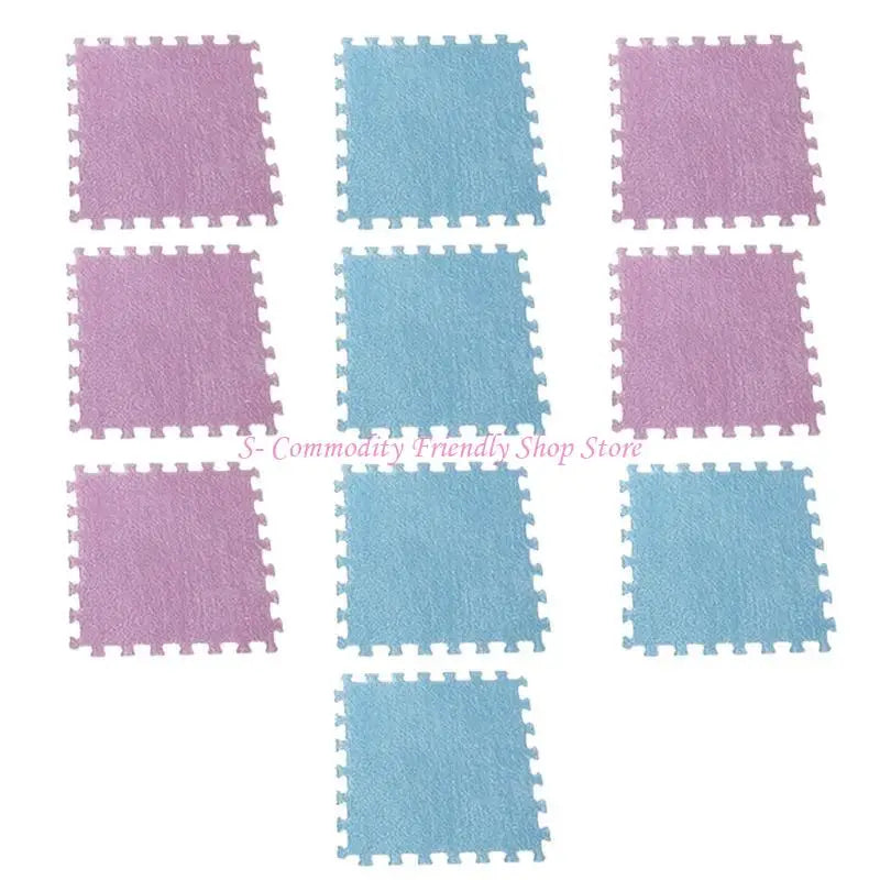 tapis sol carreaux géométriques beige blanc rose violet moderne 30cm 30cm