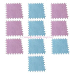 tapis sol carreaux géométriques beige blanc rose violet moderne 30cm 30cm