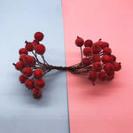 décoration noël guirlande artificielle boules rondes rouge bleu blanc marron naturel intérieur 40 pièces