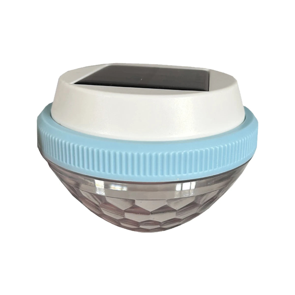 lumière solaire flottante bleu clair blanc hexagonale moderne extérieure jardin décoration nocturne led rechargeable