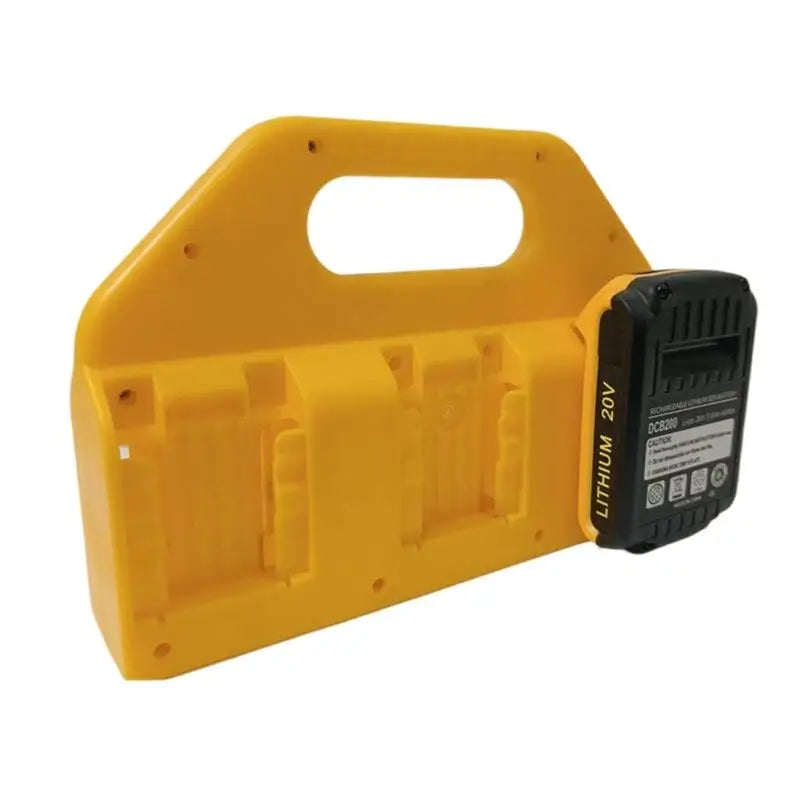 support batteries rechargeables rangement industriel batteries aa lithium portable jaune noir fixations murales utilitaire