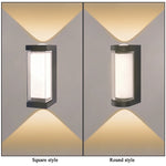 lampe murale moderne led noir blanc éclairage haut bas cuisine chambre salon étude entree