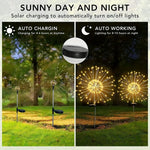 décoration solaire étoile dorée moderne 95cm 24cm 35cm 150led 200led 90led 300led 420led