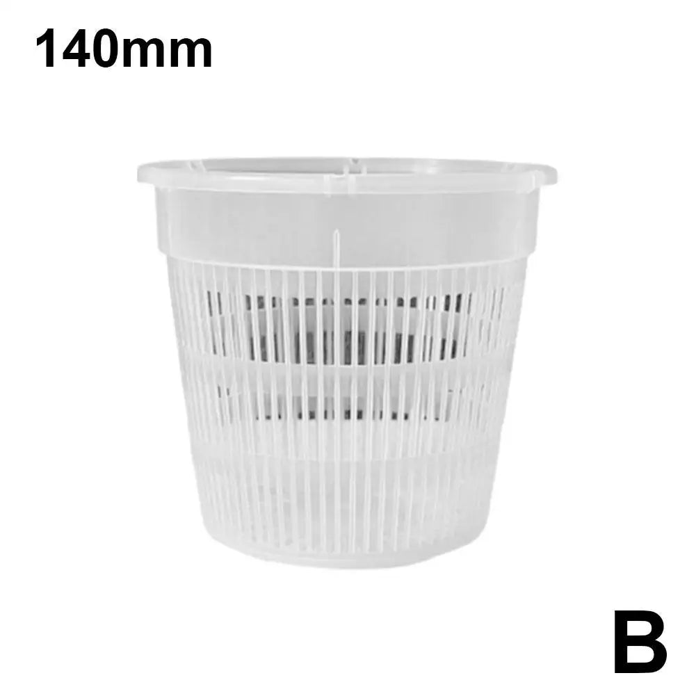 pot plante transparent moderne grille drainage plateau support lignes verticales plastique