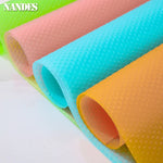 tapis réfrigérateur antidérapant imperméable lavable antimoisissure rectangle moderne vert rose bleu orangeToPoint in accordance