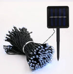 guirlande lumineuse solaire extérieure modes bleu multicolore moderne jardin mariage
