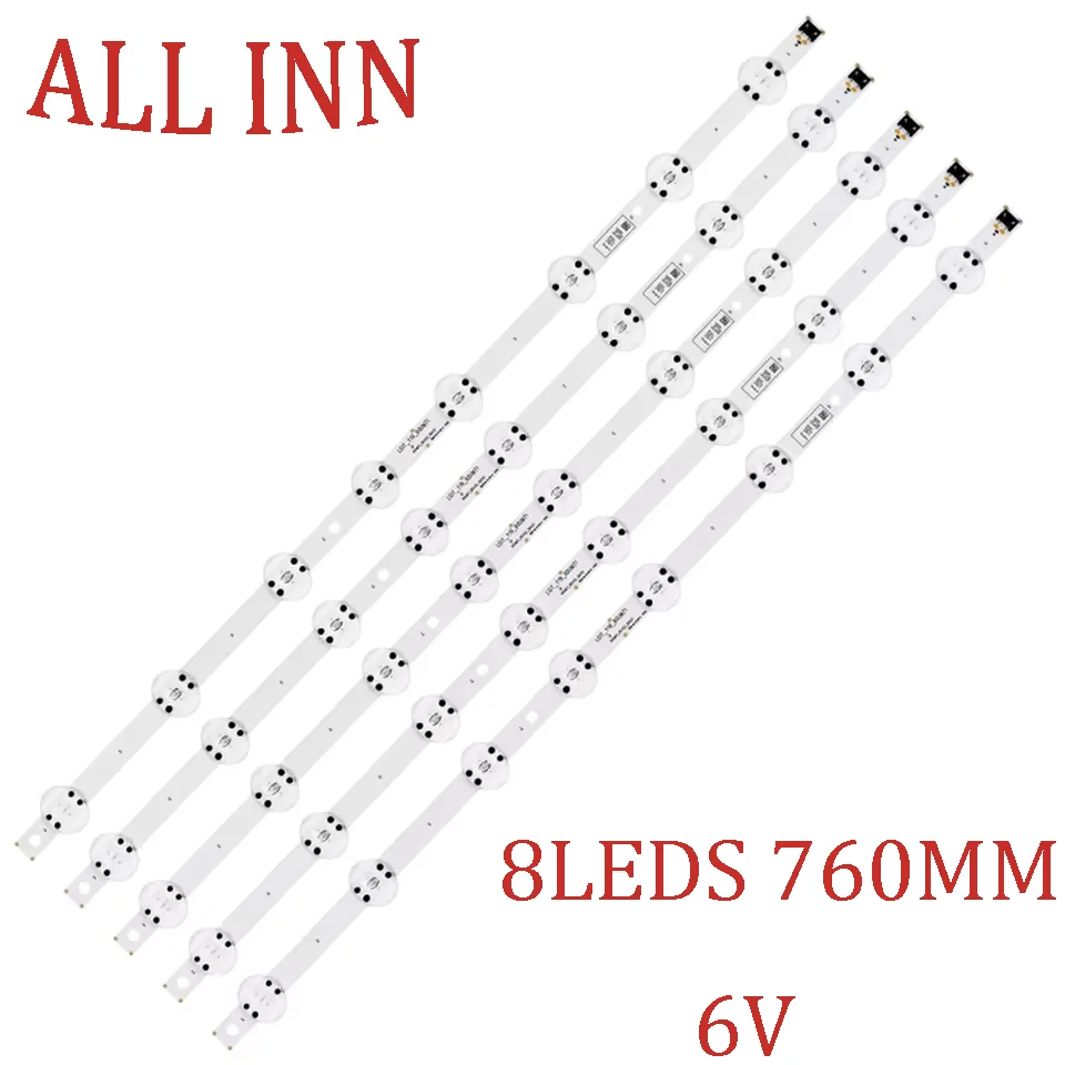 bande led rétro éclairage blanc adhésif moderne connecteur fixations 760mm led 6v