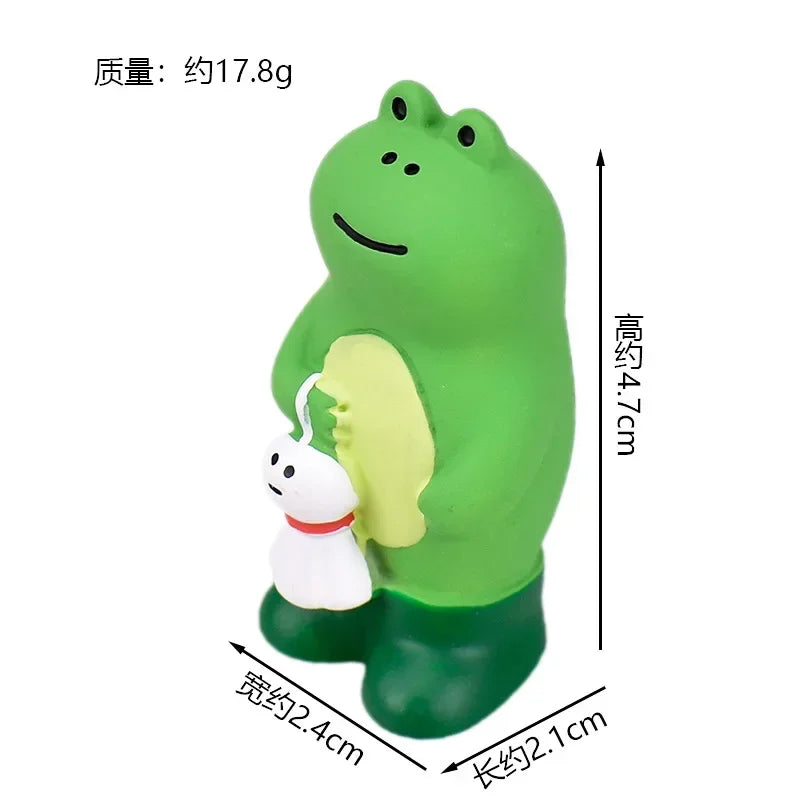 figurines decoratives animaux fleurs welcom pelle oiseaux fleuri resin japonais mignon cartoon decoetagere