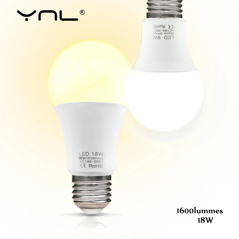 ampoule led 6w 9w 12w 15w 18w e27 blanc moderne haute luminosité 2000 lumens