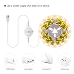 Ruban led flexible détecteur mouvement 5v usb blanc blanc chaud moderne adhésif chambre