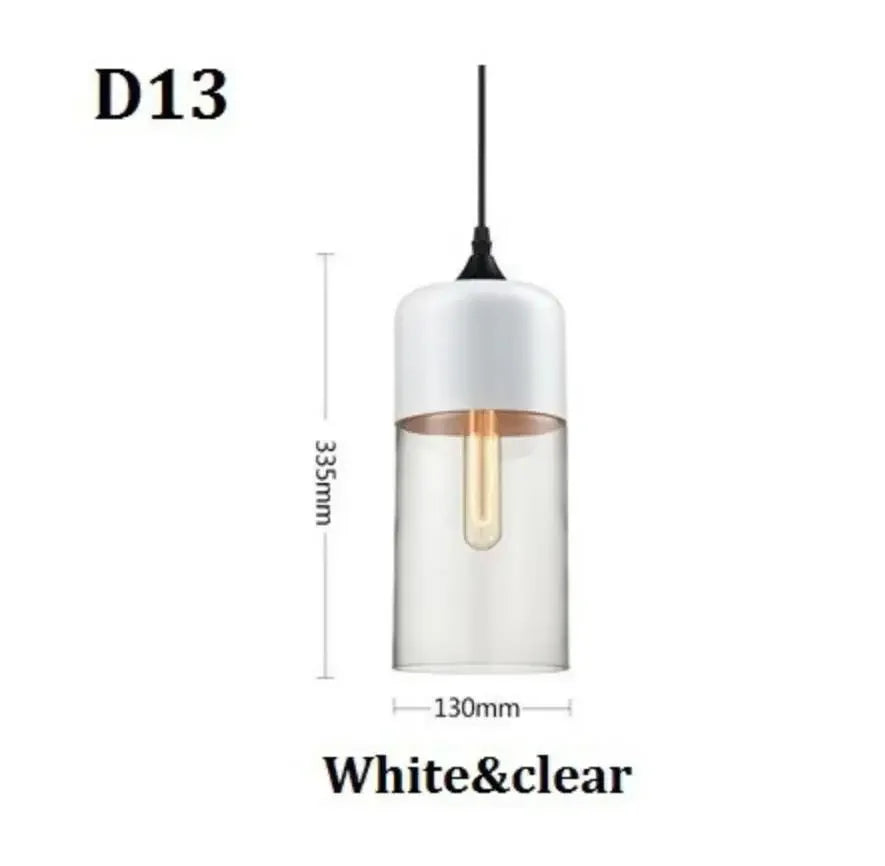 suspension lumineuse moderne pendentif verre noir transparent contemporain fixation câble luminaire salle manger chambre