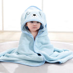 robe bain bébé animaux mignons gris blanc rose bleu douce confortable sortie plagewasher machine