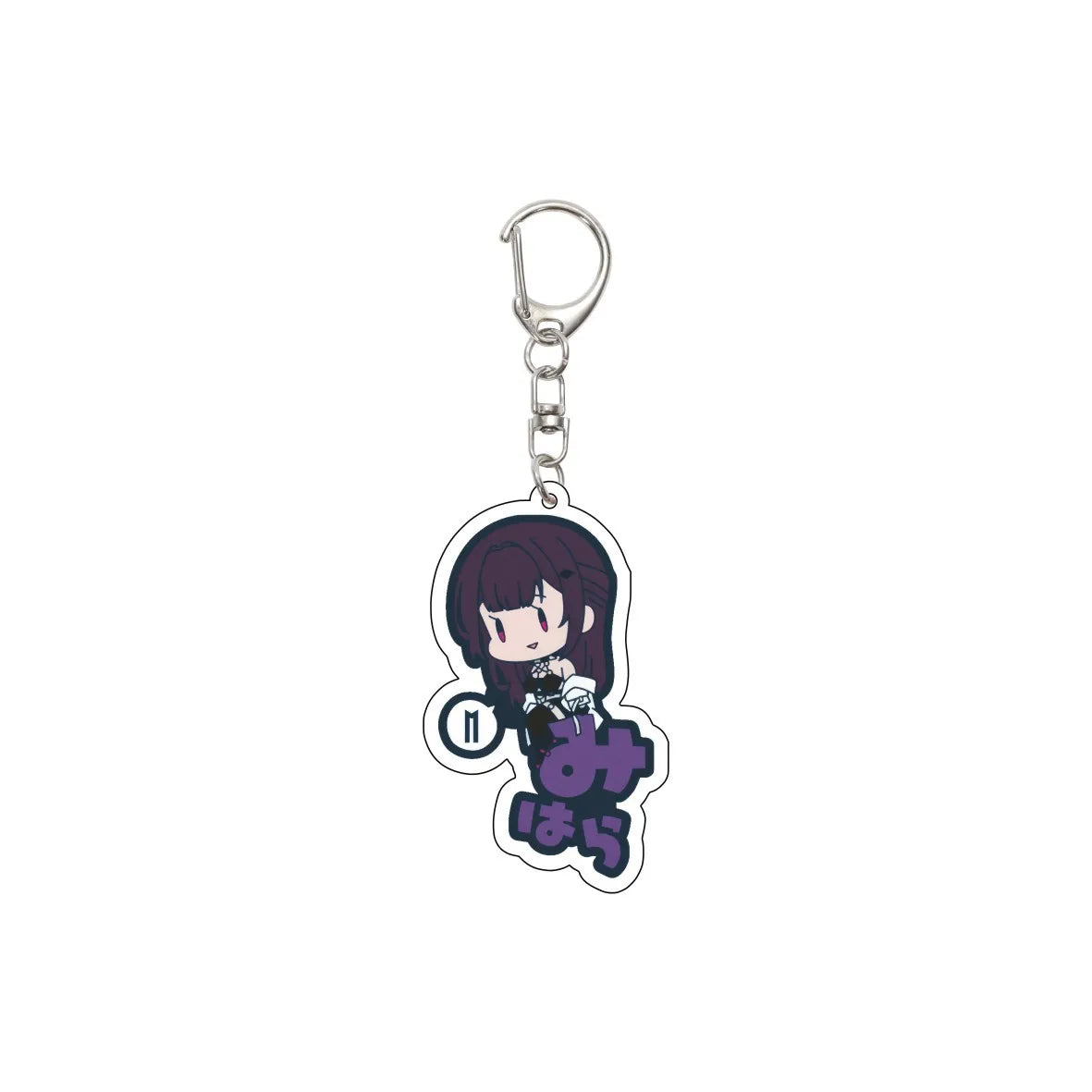 porte clés anime personnages stylisés noir blanc orange rose bleu vert cartoon mignon lettres