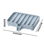 support savon texturé moderne rose bleu vert adhésif salle bain conteneur rangement praticité douche