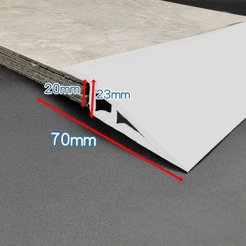 joint transition sol moderne gris marron beige noir adhésif plat lisse finition bord decoration