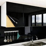 panneau decoratif autoadhesif moderne noir mat impermeable antistatique isolation thermique absorption son résistant moisissure
