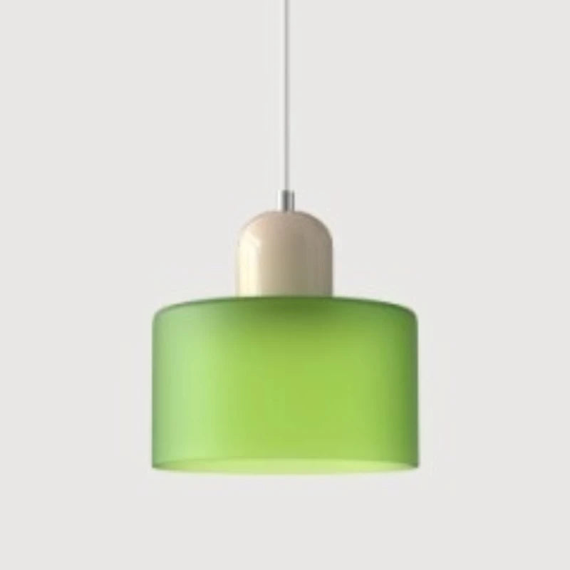 lampe suspendue moderne pierre verre opale chambre salon bar minimaliste