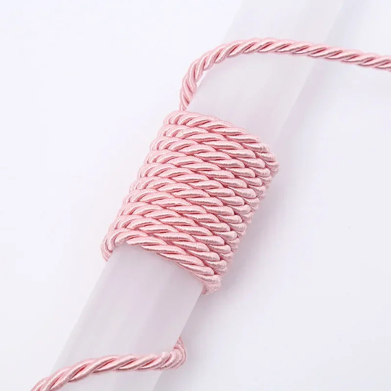 corde torsadée polyester 5mm décoration artisanale textile maison bricolage moderne