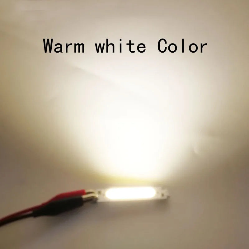 lampe led 60x15mm blanc orange rose vert bleu rouge moderne 2w 12v