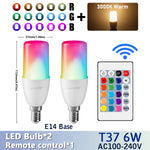ampoule led rgb multicolore télécommande effet dynamique moderne lumiere variable 16 couleurs