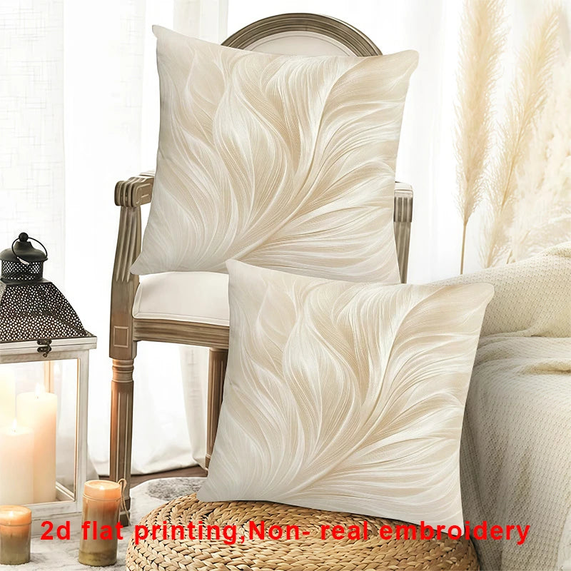 coussins décoratifs rayures modernes polyester peachskin 40x40cm 45x45cm 50x50cm 60x60cm