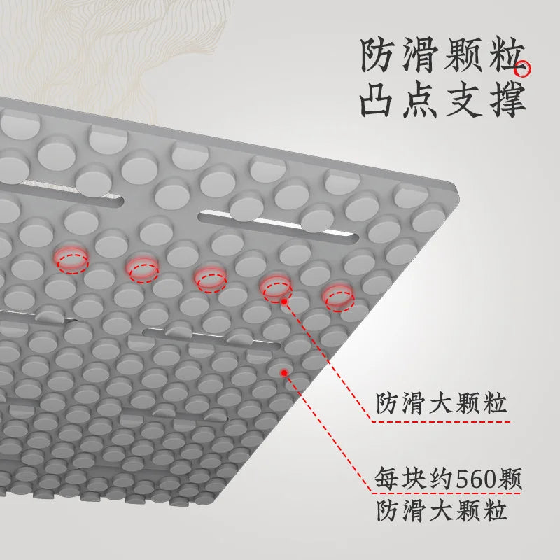tapis bain antidérapant moderne hexagonal gris texturé douche imperméable hand washable