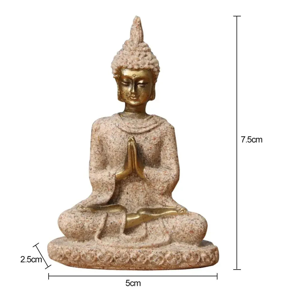statue ganesh pierre beige texture granulée indien cendrier fixations traditionnel