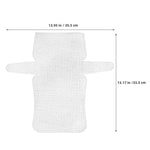 tapis couture blanc maille fine pratique adhésif réutilisable toile broderie