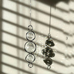 decoratives transparentes dorées facettes moderne élégant collier chaines dorées or