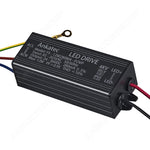 transformateur alimentation led 12w 24v 36v 280ma ip65 waterproof noir industrial