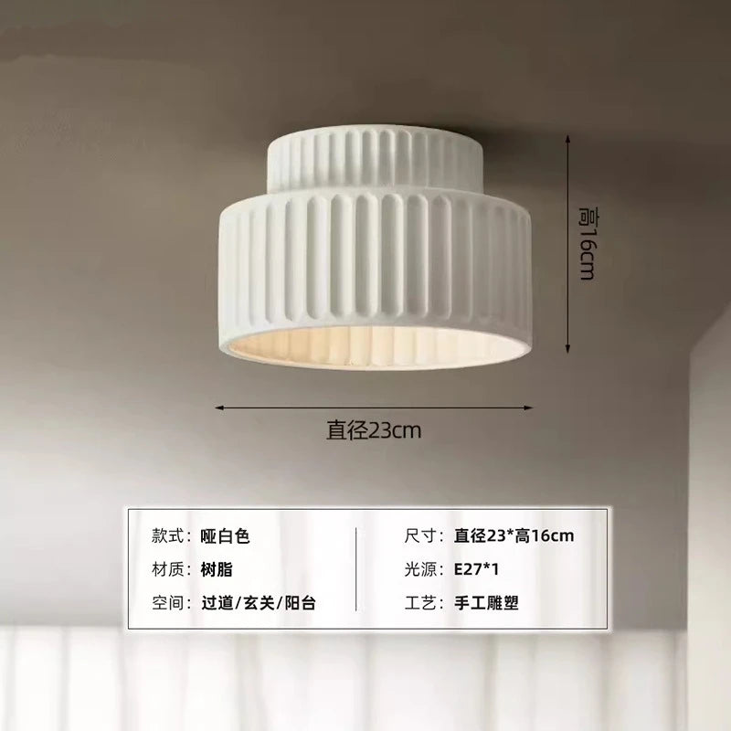 lampe moderne résine rouge vert rayures opaques chambre couloir salon