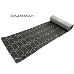 revêtement mural plaque hexagonale motif blanc gris moderne autoadhésif dark gray white