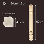 applique murale bois massif sculptée fleurs classique baroque décoration maison beige clair