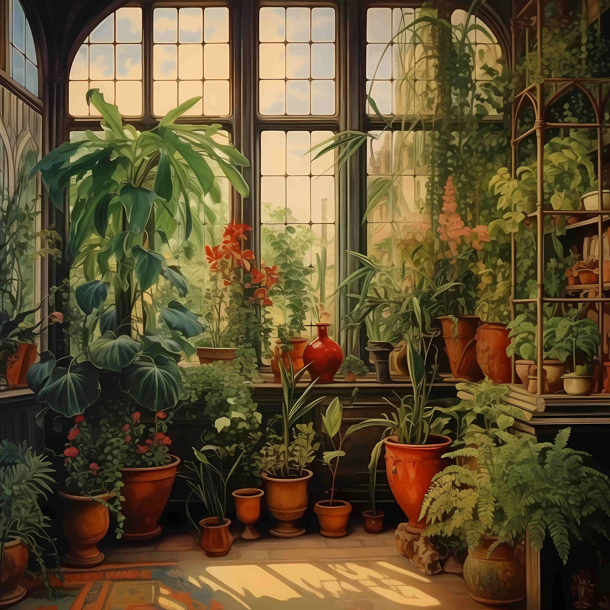 rideau douche polyester respectueux l'environnement vert rouge artistique plantes intérieur opacité crochets