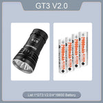 lampe torche led intense résistante auto défense orange rose noire
