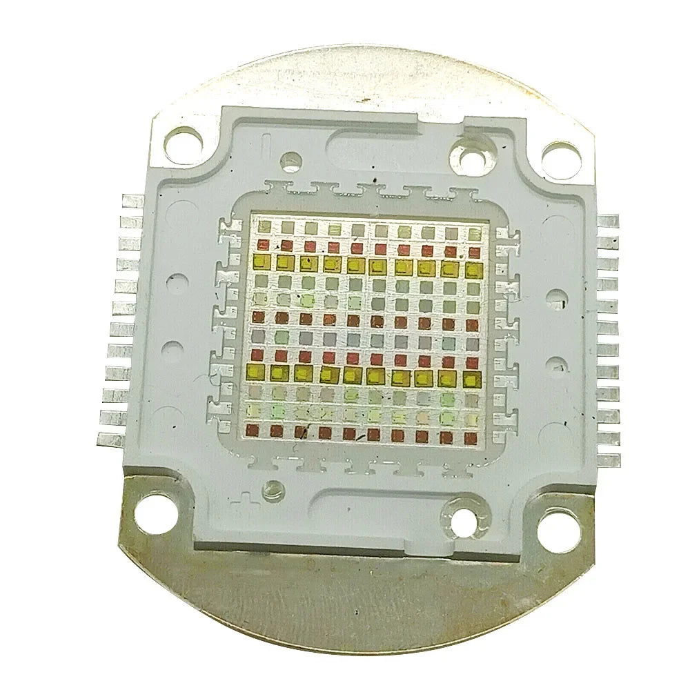 module led rgbw 120w 200w 30w 50w argenté lumiere rouge verte bleue blanc moderne