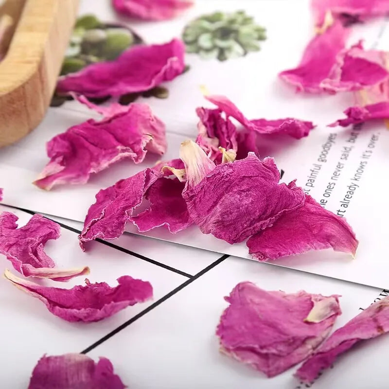 pétales roses séchées naturelles décoration maison mariage baby shower DIY