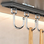 rangements cuisine porte ustensiles clips magnétiques couteau fourchette cuillère batteur planche découper moderne fonctionnel