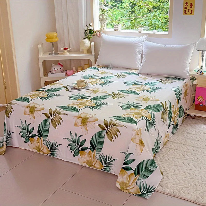 drap lit imprimé fleurs roses grises 100 polyester blanc classique lit double king queen