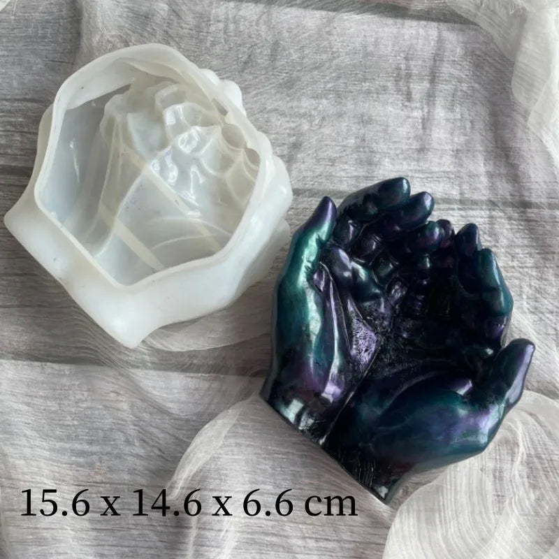 moule silicone sculpture buste humain classique détails fins pot fleur décoration maison blanc vert
