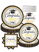 assiettes carton blanc noires or motifs graduation étoiles losanges fêtesscrição titre respecte critères demandés