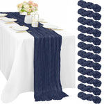 nappes longues décoratives plissées couleurs lilas rose beige semi transparentes romantique table runners