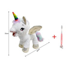 jouets peluche animaux tigre girafe lion dents brossage éducation cadeaux doux imitation dentistes