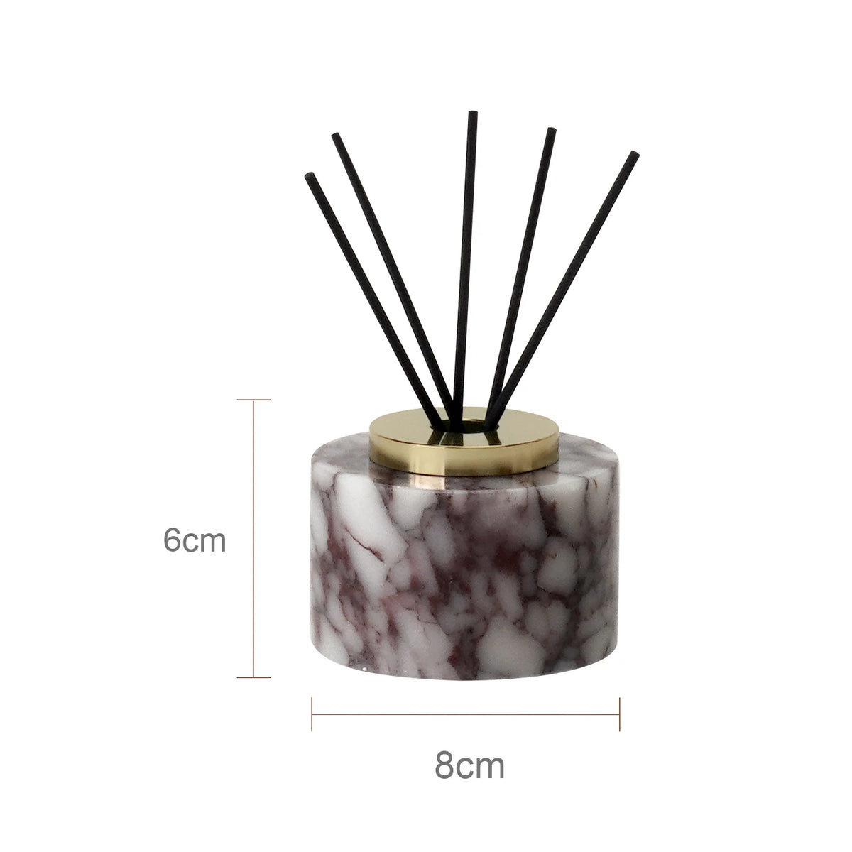 ensemble salle bain marbre calacatta viola violet distributeur savon pot pinceaux plateau moderne élégant