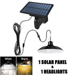 lampe suspendue solaire noire moderne ip65 led télécommande facileextérieur