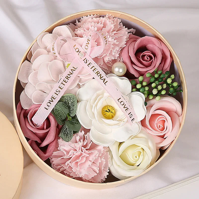 bouquet fleurs artificielles violet rose blanc décoration intérieure romantique classique salon chambre